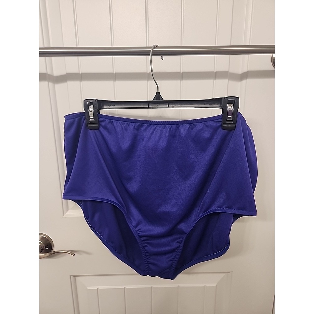 Sunbird Swimwear 24W Vintage Women's Blue Swim Suit Palisades Beach Club - Picture 6 of 7